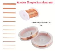 TEMU 1/2/5pcs Alambre de Cobre Magnético - Bobina de Cobre Esmaltado para Eléctricas, y Solenoides