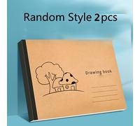 TEMU 1/2 piezas A4 30 Hojas Cuaderno de Profesional Libro de Libro de Dibujo Lápiz Dibujo Papelería de Oficina