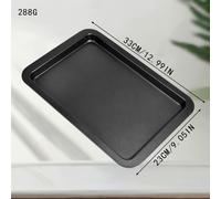 TEMU 1/2 Piezas Bandeja Rectangular Dorada Antiadherente para Hornear, Molde Cuadrado para Pizza, Galletas y Pan - para Horno de Grado Alimenticio