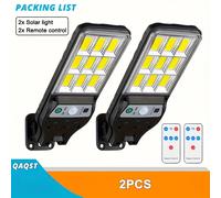 TEMU 1/2 piezas de luces inteligentes con sensor de movimiento, luces solares para exteriores, 9 luces solares de pared COB, de iluminación, adecuadas para jardín, patio, iluminación de y .