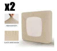 TEMU 1/2 piezas Elástica Jacquard para Cojín de Sofá, Elástica para Asiento de Sofá, para Muebles, para Sofá con Base Elástica