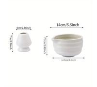 TEMU 1/2 Piezas Juego de Tazas de Cerámica Matcha , Ideal para Bebidas al en Casa u Oficina, Regalo para del Matcha, Día de la , San Valentín o Navidad
