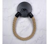 TEMU 1/2 piezas Soporte para Papel Higiénico de Cáñamo para Baño u Oficina, Gancho para Toallas, Estante, Gancho para Papel de Baño