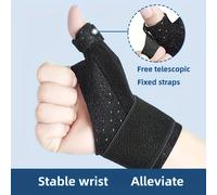 TEMU 1/2 piezas Soporte para y Muñeca con Férula Integrada, Muñequera Ajustable y Transpirable para Diario, Unisex para Izquierda/Derecha