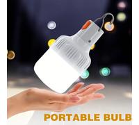 TEMU 1/ 2pcs Lámpara de Camping Recargable USB, Farol Colgante LED Multifuncional, Luz Nocturna Portátil de con Diseño de Gancho, Ideal para Acampar, BBQ, Pesca, Senderismo y Decoración del Hogar