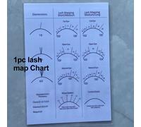 TEMU 1/3/5 Piezas de Tabla Reutilizable para de Pestañas - Guía de Práctica con Formas de Ojos para Principiantes, Técnicos y Artistas de Pestañas (Compatible con Esponjas de Pestañas, Solo )