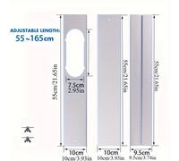 TEMU 1/ 3pcs Kit Portátil de Aire Acondicionado para Ventanas, Adaptador Ajustable para Tubo de Escape del Parabrisas, Accesorios de Ventilación y Aire Embutidos