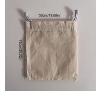 TEMU 1 , 50*75Cm/19.68*29.52In, Bolsa con Cordón Extra Grande, Bolsa de Almacenamiento para el Hogar, Bolsa para Almacenar Granos, Bolsa de Viaje, Reutilizable