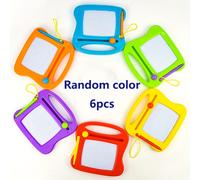 TEMU 1/6pcs Mini Pizarra Magnética para Niños y Pequeños - Cuaderno de Dibujos Borrable, Ideal para Fiestas de y Regalos, Colores Variados, Plástico, Diseñado para Edades de 3 a 6 Años