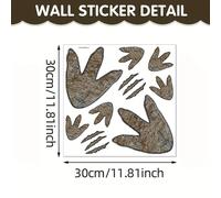 TEMU 1 Adhesivo de Piso con de Dinosaurio - Calcomanías de Pista Adhesivas - Adhesivos de Vinilo Removibles para Pared, Ideales para la Decoración del Hogar en Salas de Estar y Dormitorios