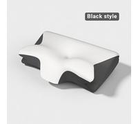 TEMU 1 Almohada Cervical Ergonómica | Adecuada para Duermen de Espalda y , Diseño Transpirable y de Soporte, Relleno de Espuma Viscoelástica, Lavable a Máquina, Cuello , Fibra de Poliéster