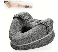 TEMU 1 Almohada ergonómica para piernas diseñada para duermen de , de, con una correa de soporte y una extraíble y lavable