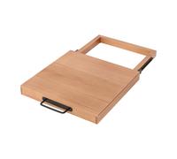 TEMU 1 Bandeja Deslizante de Madera para Cafetera, Aparato de Cocina, Deslizador Móvil, Soporte Rodante para Aparatos, Bandeja Rodante para Freidora de Aire