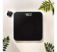 TEMU 1 báscula digital fácil, báscula de baño digital inteligente, uso diario en el hogar, báscula electrónica para el hogar, mini báscula de vidrio templado para el hogar