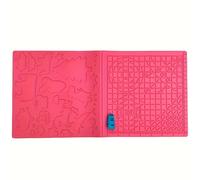 TEMU 1 Bloc de Dibujo para Impresión 3D con 2 Cubiertas para Dedos, Plantilla de Silicona para Impresión 3D, Bloc de Seda para Pluma 3D para Pintura de Impresión 3D, , Accesorios de Impresión 3D DIY