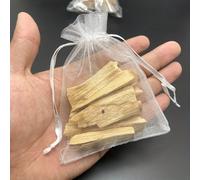 TEMU 1 Bolsa de 22g/0.8oz de Incienso Natural de Palo Santo, Madera y Santa para Ahuyentar Espíritus, Accesorios de Ahuyentamiento, , Cristal, Limpieza, Meditación,