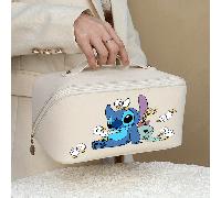 TEMU 1 bolsa de maquillaje de Stitch de Disney con cremallera sellada, lavable a , estilo casual - regalo para mujeres, madres, hermanas y en Año y Día de San Valentín
