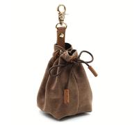 TEMU 1 bolsa de para perros de lona con cierre de cordón, bolsa de entrenamiento portátil gruesa con broche, bolsa de para y alimentación al , material de tela con forma de contenedor única