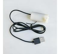 TEMU 1 Bomba de agua pequeña 5V con manguera flexible, mini bomba de agua sin escobillas USB para acuario, fuente, jardín