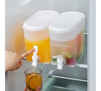 TEMU 1 Botella de Plástico con Grifo, Dispensador de Gran Capacidad para Bebidas, Jarra Fría con Pomo, de , Esenciales del Hogar