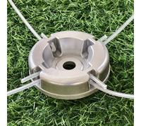 TEMU 1 cabeza de cortacésped con kit de adaptador universal, compatible con la mayoría de los cortacésped de cuerda de mango , cortacésped y cortacésped de .