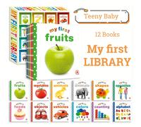 TEMU 1 caja de 10 libros enciclopédicos infantiles en inglés: aprendizaje de objetos, 10 tipos diferentes de vocabulario y cognición de diversos objetos en una caja regalo
