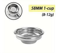 TEMU 1 cesta de filtro de café de 58 mm, colador de acero inoxidable no presurizado para E61 GAGGIA Barsetto, portafiltro sin , accesorios para máquina de espresso de barista