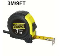 TEMU 1 cinta métrica retráctil de resistencia con auto-enrollado y bloqueo - /9ft, 5m/16ft, 7.5m/25ft - Construcción profesional, ingeniería