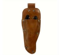 TEMU 1 clip para cinturón, de cuero para recortadora, clip de de cuero PU, para tijeras de electricista, recortadora, cubierta de cinturón para herramientas de jardín, tijeras de podar para jardinería