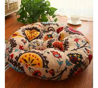 TEMU 1 Cojín , Cojín de Lino Bohemio, Tapete para Ventana, Almohada Étnica de Tela para Yoga, Almohada de Piso para Meditación, Decoración para el Hogar en