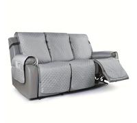 TEMU 1 Cojín universal para sillón reclinable de tres plazas con diseño de malla de diamantes textil asiático con cepillado, protector para mascotas, para todas