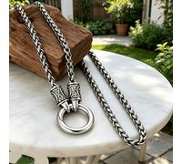 TEMU 1 Collar con de acero inoxidable de calidad, el último producto de moda. Adecuado para uso diario y como regalo