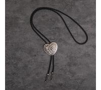 TEMU 1 collar minimalista de moda para mujer con un nudo bolo de natural y un cordón de cuero sintético.