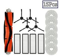 TEMU 1 Conjunto de accesorios para Xiaomi Robot Vacuum S20+ S10 Plus B108GL B108CN B113CN - cepillo de nailon, filtros HEPA, paños de microfibra, cepillos - Sin carga, no requiere batería