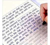 TEMU 1 Conjunto de Libros de Ejercicios de Caligrafía en Inglés, Composición de de Alfabeto, Herramientas de Escritura Incorporadas, Cuaderno de Caligrafía Reutilizable