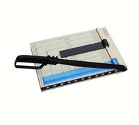 TEMU 1 Cortador de papel manual A4 de acero, recortadora de papel, de corte, fácil de operar