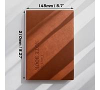 TEMU 1 cuaderno de cuadricula A5 - 264 páginas/papel de cuadricula de 80 g/m², ideal para viajeros, oficina, notas de reuniones, agenda manual, suministros, para regresar a .