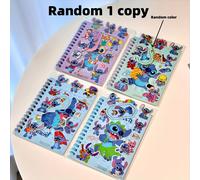 TEMU 1 cuaderno de DISNEY Stitch , libro de pegatinas de cuentas a , material escolar,