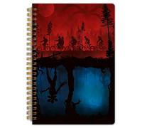 TEMU 1 Cuaderno de en Bicicleta de Montaña a de la Luna - Silueta de Nocturno, 5.5x8.3 Pulgadas, Páginas Internas de Calidad, Ideal para Diarios, Entusiastas del y Amantes de la , Regalo