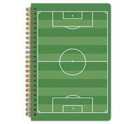 TEMU 1 Cuaderno de Mapa de de Fútbol, 5.5x8.3 Pulgadas, 50 Páginas Impresas a Cara de Calidad, Registros para , Planes de Entrenamiento para Entrenadores, Regalos para , Encuadernación Duradera