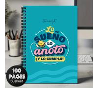 TEMU 1 Cuaderno Inspiracional en Español con : ¡Sueño, y ! Ideal para Diario, , Planificador, Regalo para Familiares, , o Libro de Visitas
