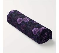 TEMU 1 de 39*59 pulgadas (100X150Cm) con un tema de Halloween, estilo gótico, rosas moradas y una atmósfera vintage . como , calaveras y crean un , lujoso y para hacer carteras DIY