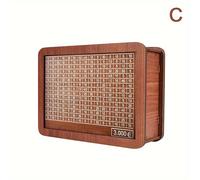 TEMU 1 de Ahorros de Madera con Contador de Divisas y - Diseño Euro, para Dinero con de Cierre, de Dinero de Madera Duradera para Hogar, Oficina