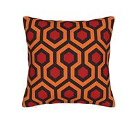 TEMU 1 de almohada decorativa de poliéster Style, lavable a máquina, cierre de cremallera, de cojín decorativa tejida para varios tipos de habitaciones - no incluidos