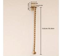 TEMU 1 de árbol para gatos en la pared, un divertido parque acrobático de jungla para gatos de interior con postes para rascar y una escalera, en color madera.