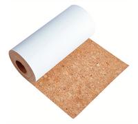 TEMU 1 de corcho autoadhesivo, 150x0,5 mm, caqui, para manualidades DIY, posavasos, baldosas de pared y decoraciones de fiesta - Perú