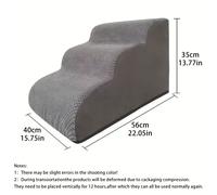 TEMU 1 de escaleras para mascotas para camas altas y sofás | Escaleras de esponja antideslizantes, de 2 a 3 pisos, aptas para perros pequeños y extra pequeños, mascotas ancianas