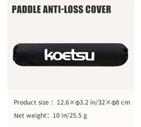 TEMU 1 de Flotación con Pala KOETSU | Negro 420D PU Duradero con Diseño de Fútbol y Espuma EPE, el Hundimiento, Adecuada para Kayak, Canoa, Paddleboard, SUP, Rafting, Instalación Rápida, , Portátil