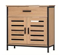 TEMU 1 de lavabo con gabinete, armario para baño con cajones, , estantes ajustables, , , 60x60x30 cm