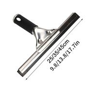 TEMU 1 de limpiaparabrisas de acero inoxidable para ventanas de vidrio, disponible en tamaños de 25/35/, diseñado para uso profesional con cuchilla.